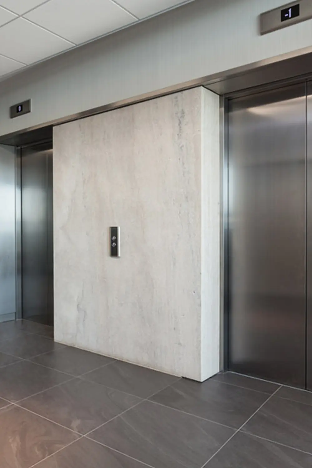 Ein moderner Aufzug von DS Elevators